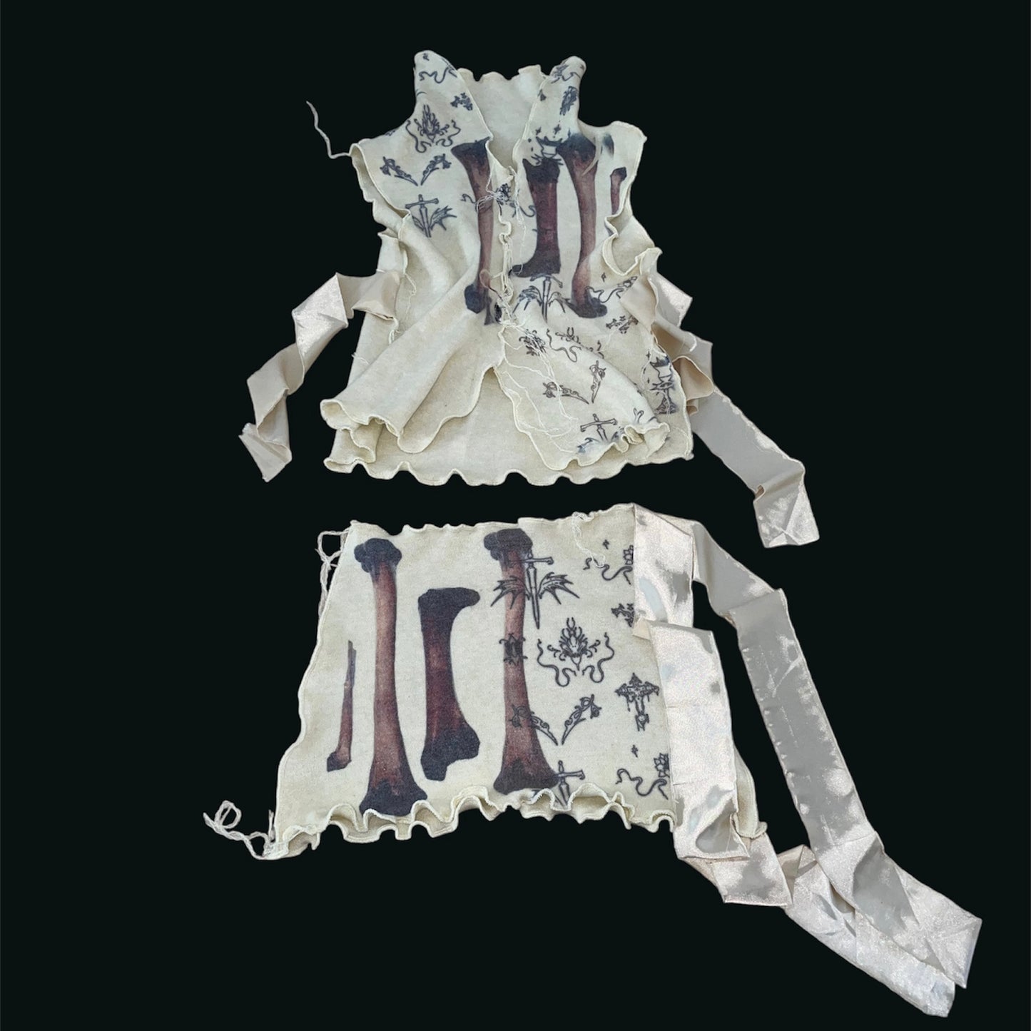 porcelain bones skirt