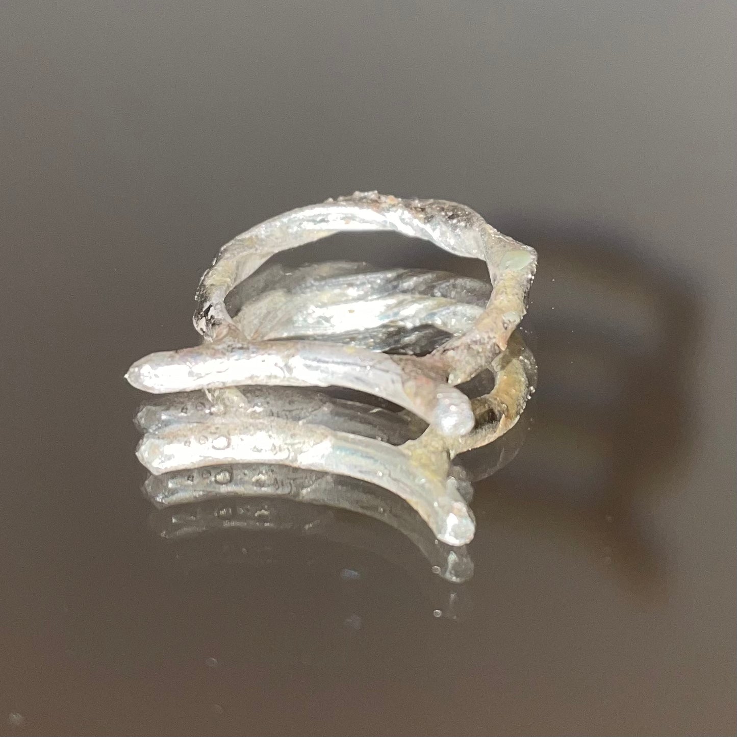 taurus 999 silver ring