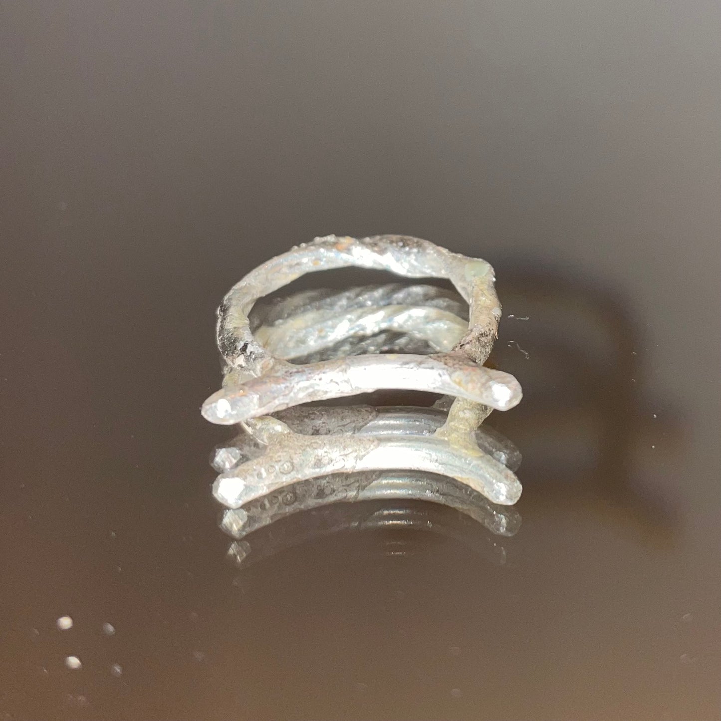 taurus 999 silver ring