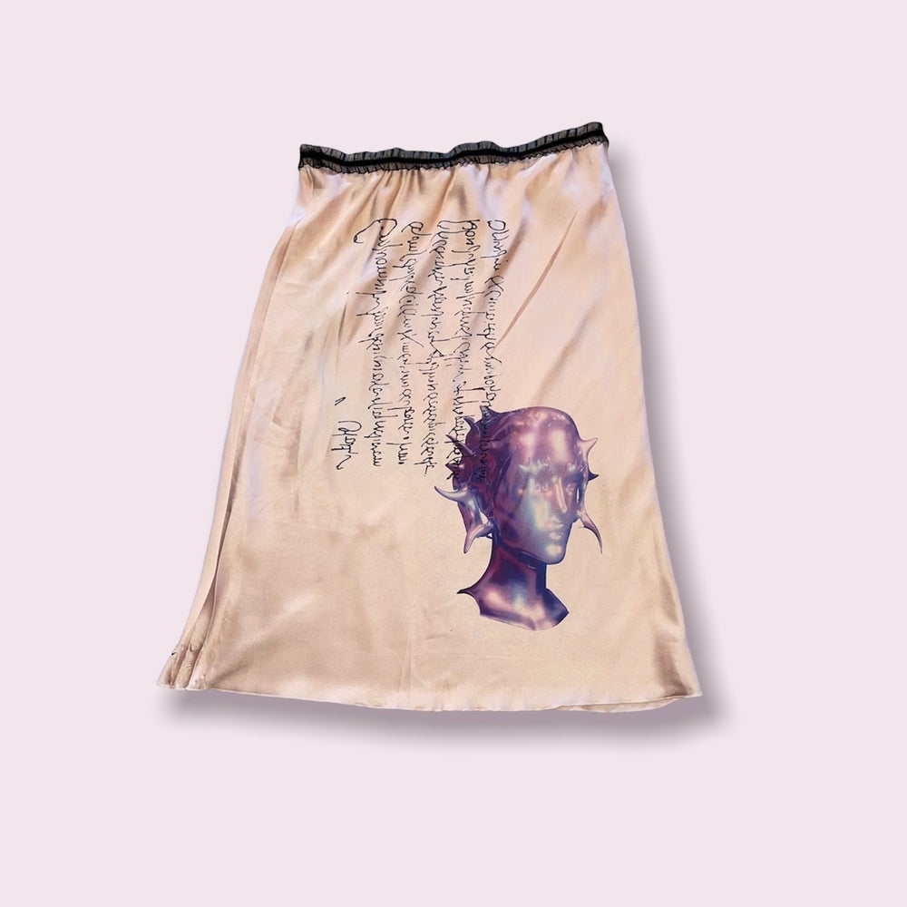 rose inscription skirt