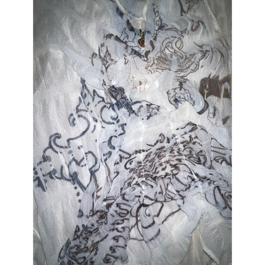 white noise mesh top